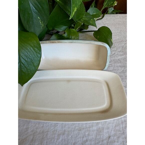 Vintage Majolica Kasuga Japan Butter Dish - Picture 3 of 6